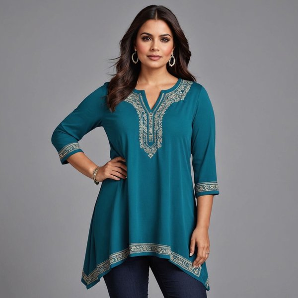 Quels types de tuniques sont les plus flatteuses pour des morphologies en V?