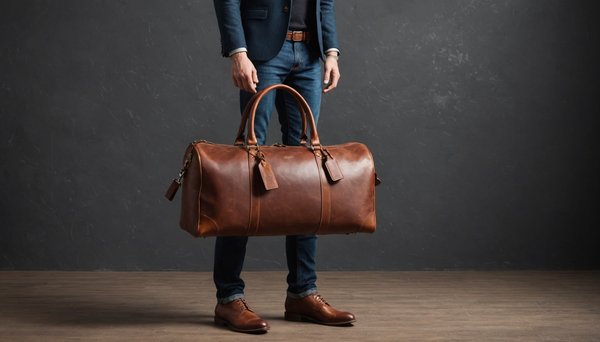 Découvrez le sac de voyage en cuir evan : élégance et praticité